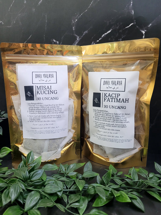 KOMBO MISAI KUCING 30 UNCANG + KACIP FATIMAH 30 UNCANG