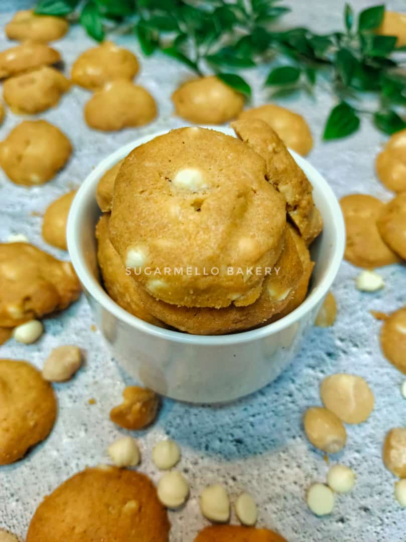 Biskut Macadamia White Angel 120g Bebas Bahan Diboikot