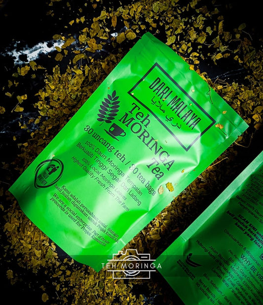 KOMBO TEH MORINGA DARI MALAYA 30 UNCANG + MADU BUNGA LIAR IRAN 250 GRAM