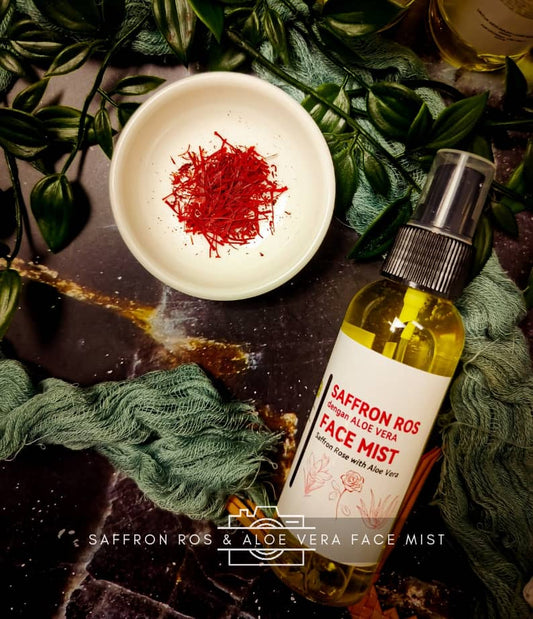 Saffron Ros Dengan Aloe Vera Face Mist (Semburan Muka) Dari Iran 100ML