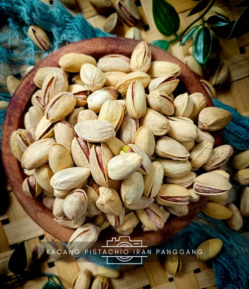 Kacang Pistachio Iran Panggang Gred AA 200g - Kacang Cerdik