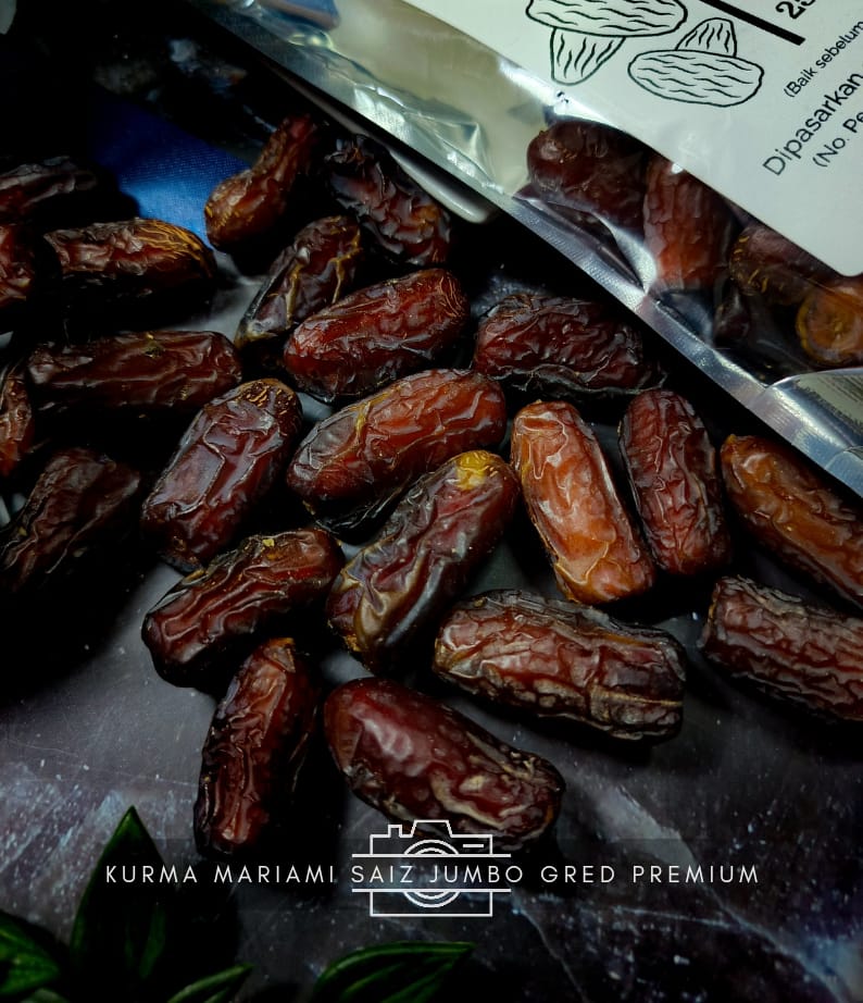 Kurma Mariami Saiz Jumbo Gred A 200 Gram